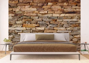 Wall Mural Stacked Stones, Premium Non-woven Wallpaper, 360 x 270 cm, FTNS 2481 - Image 3