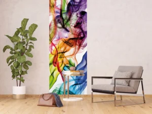 Vliesová fototapeta na zed' Barevný Kouř | 90 x 270 cm | FTNV L3703 - Obrázek 3