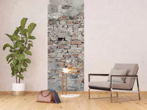 Vliesová fototapeta na zed' Opadaná Zeď | 90 x 270 cm | FTNV L3708