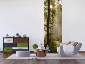 Wall Mural Morning Forest, 90 x 270 cm, FTNVL 3712 - Obrázek 3
