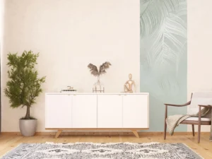 Vliesová fototapeta na zed' Dekorativní Peříčka | 90 x 270 cm | FTNV L3727 - Obrázek 3