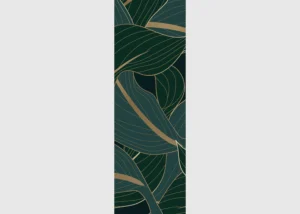Wall Mural Dark Green Leaves, 90 x 270 cm, FTNVL 3728 - Obrázek 2
