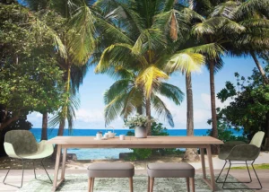 Wall Mural Palms, Premium Non-woven Wallpaper, 360 x 270 cm, FTNXXL 0384
