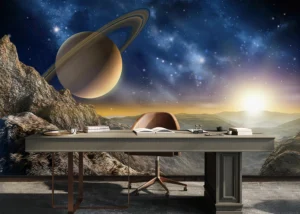 Fototapeta Velkolepý Saturn | Vliesová fototapeta na zed' | 375 x 270 cm | FTNXXL 1126