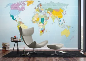 Wall Mural Atlas, Premium Non-woven Wallpaper, 375 x 270 cm, FTNXXL 2414 - Image 4