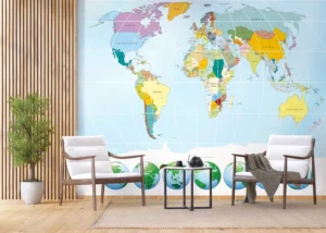 Wall Mural Atlas, Premium Non-woven Wallpaper, 375 x 270 cm, FTNXXL 2414 - Image 5