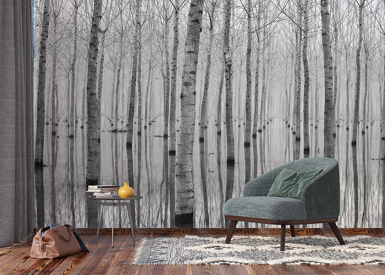 FTNXXL_3004_INTERIOR-1.webp Wall Mural Birch Reflection, 375 x 270 cm, FTNXXL 3004
