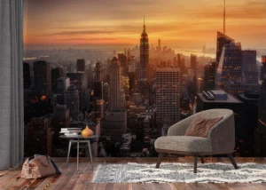Fototapeta New Yorské Panorama | Vliesová fototapeta na zed' | 375 x 270 cm | FTNXXL 3011