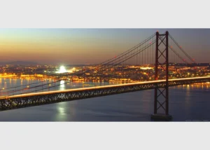 Vliesová fototapeta na zed' Večerní Most | 202 x 90 cm | FTNH 2725 - Obrázek 2