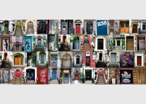 Vliesová fototapeta na zed' Dveře | 202 x 90 cm | FTNH 2740 - Obrázek 2