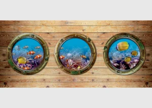 Vliesová fototapeta na zed' Mořský Svět | 202 x 90 cm | FTNH 2755 - Obrázek 2