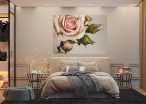 Wall Mural Pink Rose, 160 x 110 cm, FTNM 2620 - Obrázek 3