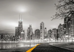 Vliesová fototapeta na zed' Noční Nábřeží | 155 x 110 cm | FTNM 2628 - Obrázek 2