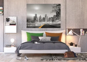 Vliesová fototapeta na zed' Noční Nábřeží | 155 x 110 cm | FTNM 2628 - Obrázek 3