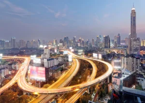 Vliesová fototapeta na zed' Město v Barvách Noci | 155 x 110 cm | FTNM 2680 - Obrázek 2