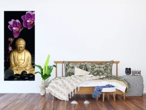 Vliesová fototapeta na zed' Klidný Buddha | 202 x 90 cm | FTNV 2805