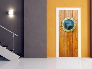 Vliesová fototapeta na zed' Lodní Okno | 202 x 90 cm | FTNV 2818