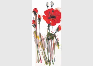 Wall Mural Poppies, 90 x 202 cm, FTNV 2829 - Obrázek 2