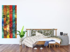 Vliesová fototapeta na zed' Barevná Prkna | 202 x 90 cm | FTNV 2880