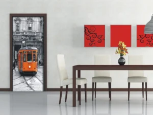 Vliesová fototapeta na zed' Retro Tramvaj | 202 x 90 cm | FTNV 2882 - Obrázek 3