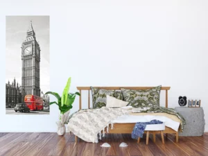 Vliesová fototapeta na zed' Big Ben a Autobus | 202 x 90 cm | FTNV 2911