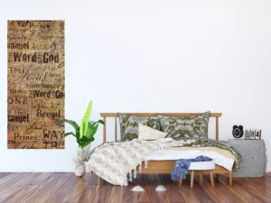 Vliesová fototapeta na zed' Nápisy na Platně | 202 x 90 cm | FTNV 2926