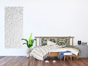 Vliesová fototapeta na zed' Bílé Kostky | 202 x 90 cm | FTNV 2930