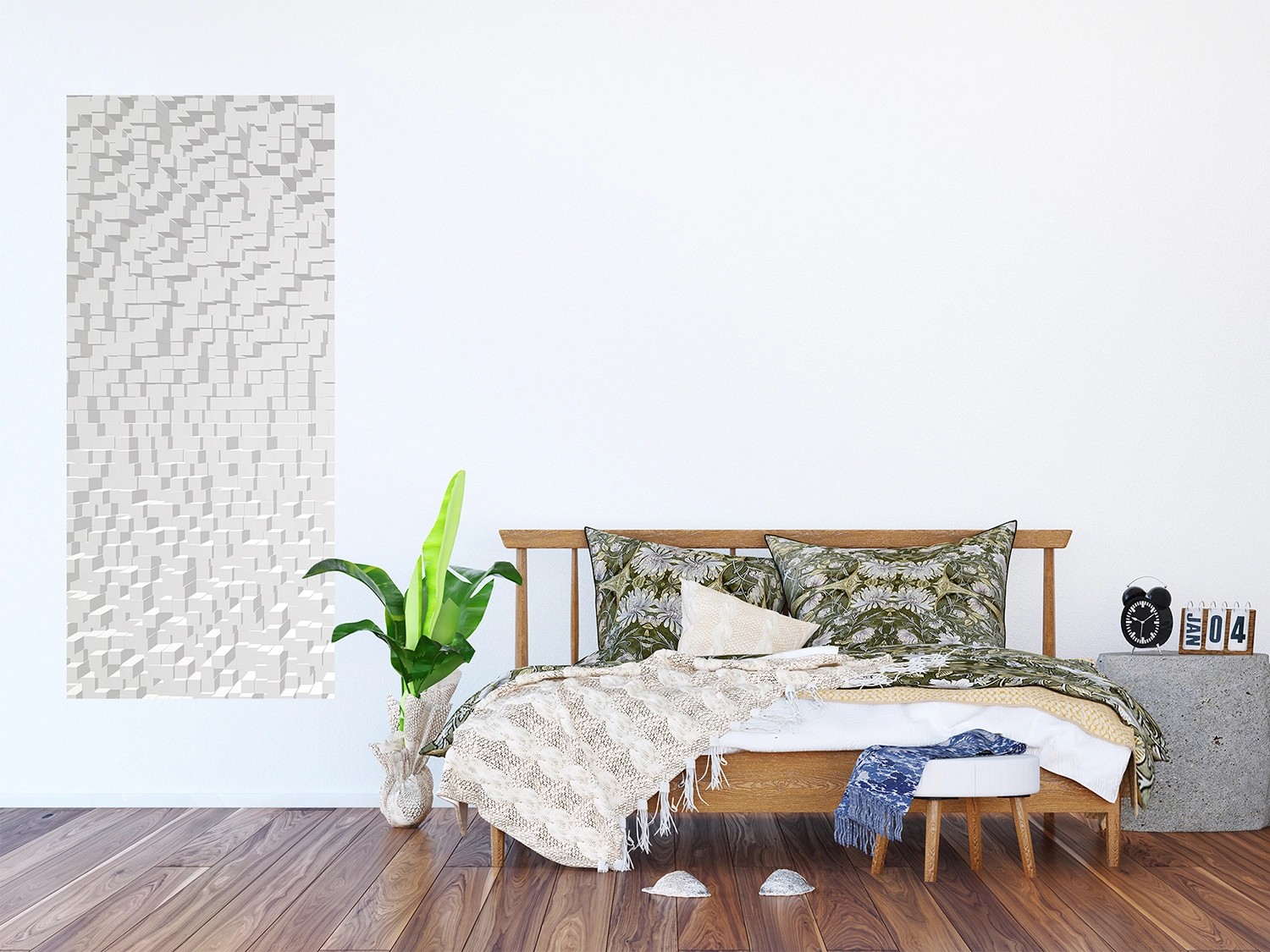 FTN_V_2930_INTERIOR-1-1.webp Vliesová fototapeta na zed' Bílé Kostky | 202 x 90 cm | FTNV 2930 - Obrázek 1