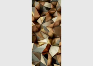 Wall Mural Bronze 3D, 90 x 202 cm, FTNV 2939 - Obrázek 2