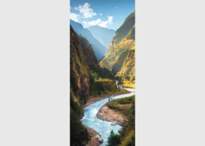 Wall Mural Mountain River, 90 x 202 cm, FTNV 2943 - Obrázek 2