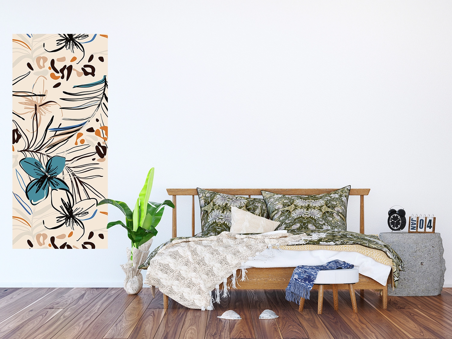 FTN_V_2955___018_INTERIOR-1-1.webp Vliesová fototapeta na zed' Květinová Malba | 202 x 90 cm | FTNV 2955 - Obrázek 1