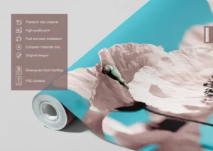 Wall Mural Poppies on Blue, 375 x 270 cm, FTNXXL 0118 - Image 6