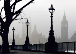 Wall Mural Misty London, 375 x 270 cm, FTNXXL 0307 - Image 2