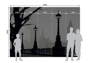 Fototapeta Magický Londýn | Vliesová fototapeta na zed' | 375 x 270 cm | FTNXXL 0307 - Obrázek 5