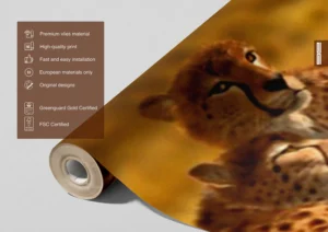 Fototapeta Gepardi | Vliesová fototapeta na zed' | 360 x 270 cm | FTNXXL 0420 - Obrázek 4