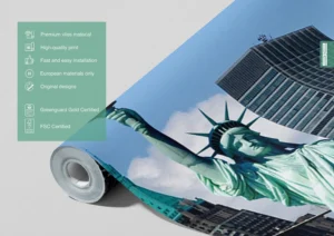 Fototapeta Brooklynský Most a Socha Svobody | Vliesová fototapeta na zed' | 375 x 270 cm | FTNXXL 0426 - Obrázek 5