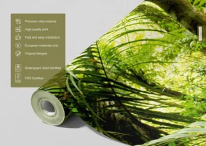 Fototapeta Tropická Zeleň | Vliesová fototapeta na zed' | 375 x 270 cm | FTNXXL 0465 - Obrázek 4