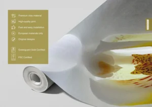 Fototapeta Bílá Orchidej | Vliesová fototapeta na zed' | 360 x 270 cm | FTNXXL 0466 - Obrázek 4