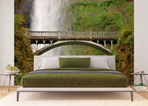 Fototapeta Most Přes Multonomah Falls | Vliesová fototapeta na zed' | 360 x 270 cm | FTNXXL 0476