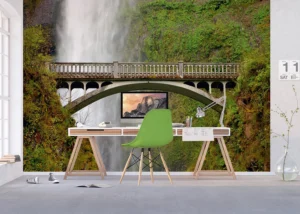 Fototapeta Most Přes Multonomah Falls | Vliesová fototapeta na zed' | 360 x 270 cm | FTNXXL 0476 - Obrázek 3
