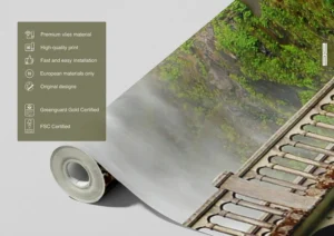 Wall Mural Waterfall, Premium Non-woven Wallpaper, 360 x 270 cm, FTNXXL 0476 - Image 6