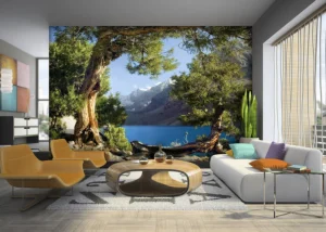 Fototapeta Horské Jezero | Vliesová fototapeta na zed' | 375 x 270 cm | FTNXXL 1113 - Obrázek 3