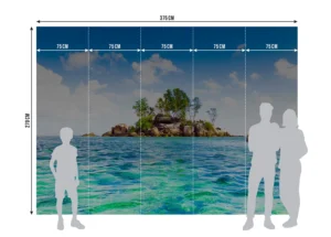 Wall Mural Dream Island, 375 x 270 cm, FTNXXL 1120 - Image 7