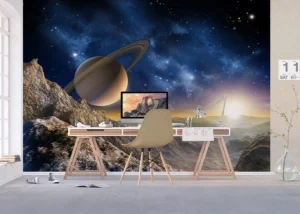 Fototapeta Velkolepý Saturn | Vliesová fototapeta na zed' | 375 x 270 cm | FTNXXL 1126 - Obrázek 3