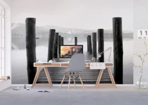 Fototapeta Poklidné Molo | Vliesová fototapeta na zed' | 360 x 270 cm | FTNXXL 1140 - Obrázek 3