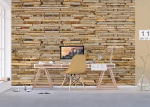 Fototapeta Břidlicová Zeď | Vliesová fototapeta na zed' | 360 x 270 cm | FTNXXL 1143 - Obrázek 5