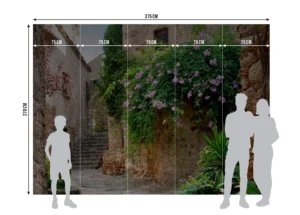 Fototapeta Španělský Dvorek | Vliesová fototapeta na zed' | 375 x 270 cm | FTNXXL 1145 - Obrázek 4