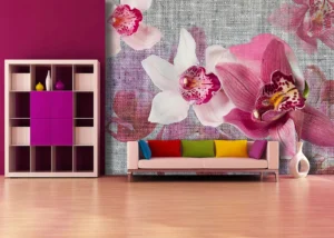 Fototapeta Smyslné Orchideje | Vliesová fototapeta na zed' | 360 x 270 cm | FTNXXL 1148