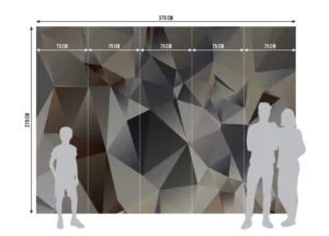 Wall Mural Abstraction, 375 x 270 cm, FTNXXL 1212 - Obrázek 7