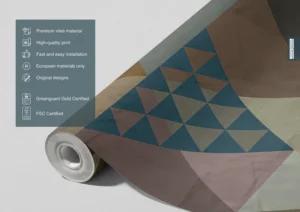 Wall Mural Triangles, 375 x 270 cm, FTNXXL 1222 - Image 6